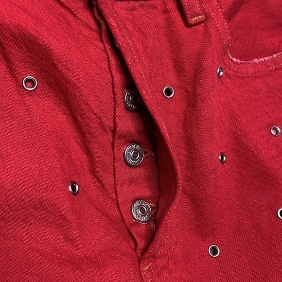 Citizens of Humanity Red Denim Jeans - Picture 8 of 11